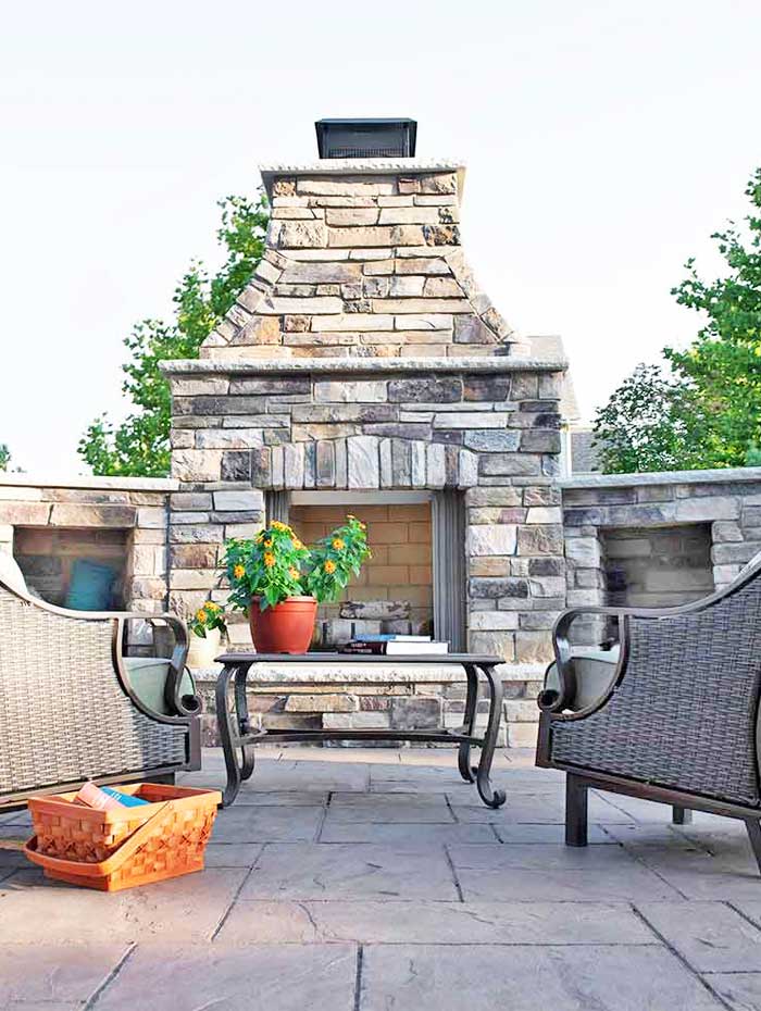 Concrete Fireplace - Lopez Masonry & Concrete LLC